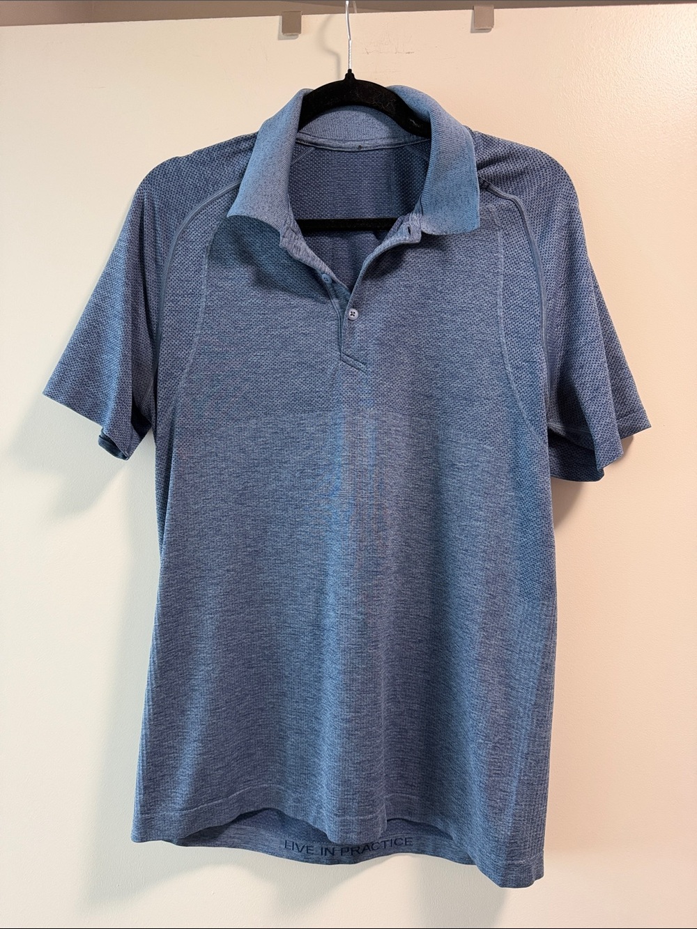 Men's lululemon Blue Short-Sleeve Polo Shirt